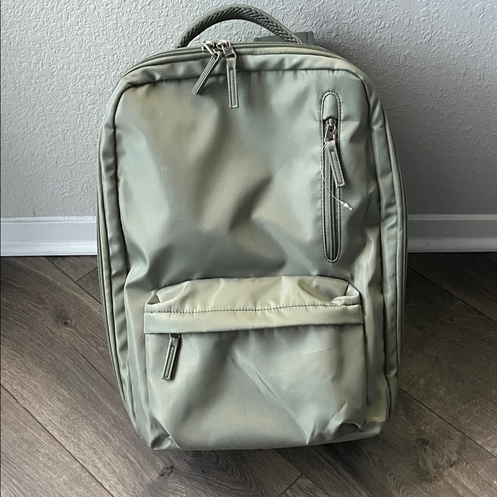Stylish Olive Green Travel Backpack